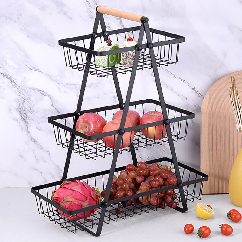 Panier à fruits à 3 niveaux