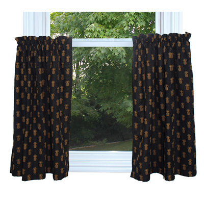 Geometric Ruffled Window Valance