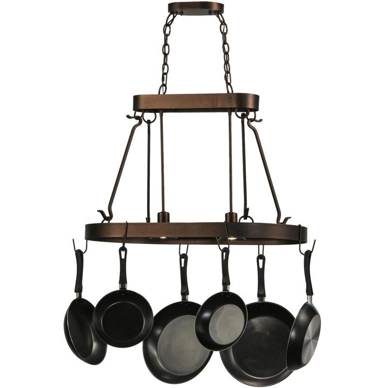 Harmony Handcrafted Hanging Pot Rack
