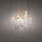 Minx 13 - Light Aged Brass LED Cluster Pendant