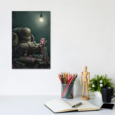 Gortron's Christmas Wish by Matt Dixon - Wrapped Canvas Print