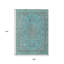Tapis intérieur / extérieur 9 pi x 12 pi bleu et bleu sarcelle lavable