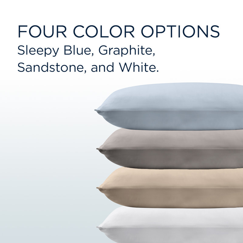 TEMPUR-breeze Cooling Pillowcase Set, Queen, Sandstone
