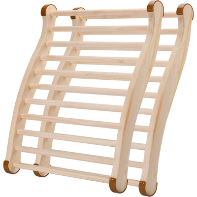 2PCS Sauna Backrest Sauna Accessories Wooden Slip-Resistant