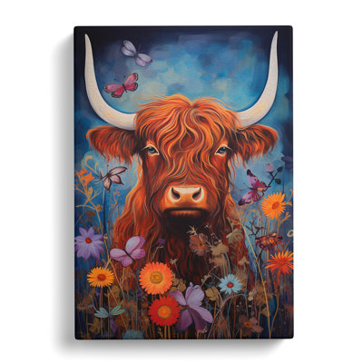 Highland Cow Dadaism No.2 - No Frame Print