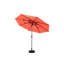 Parasol automatique orange à 3 niveaux de 10 pieds orange pour la piscine, la cour de jardin et la terrasse de la piscine-677034047