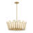 Everly Quinn Ricochet Soft Brass Finish Pendant Light
