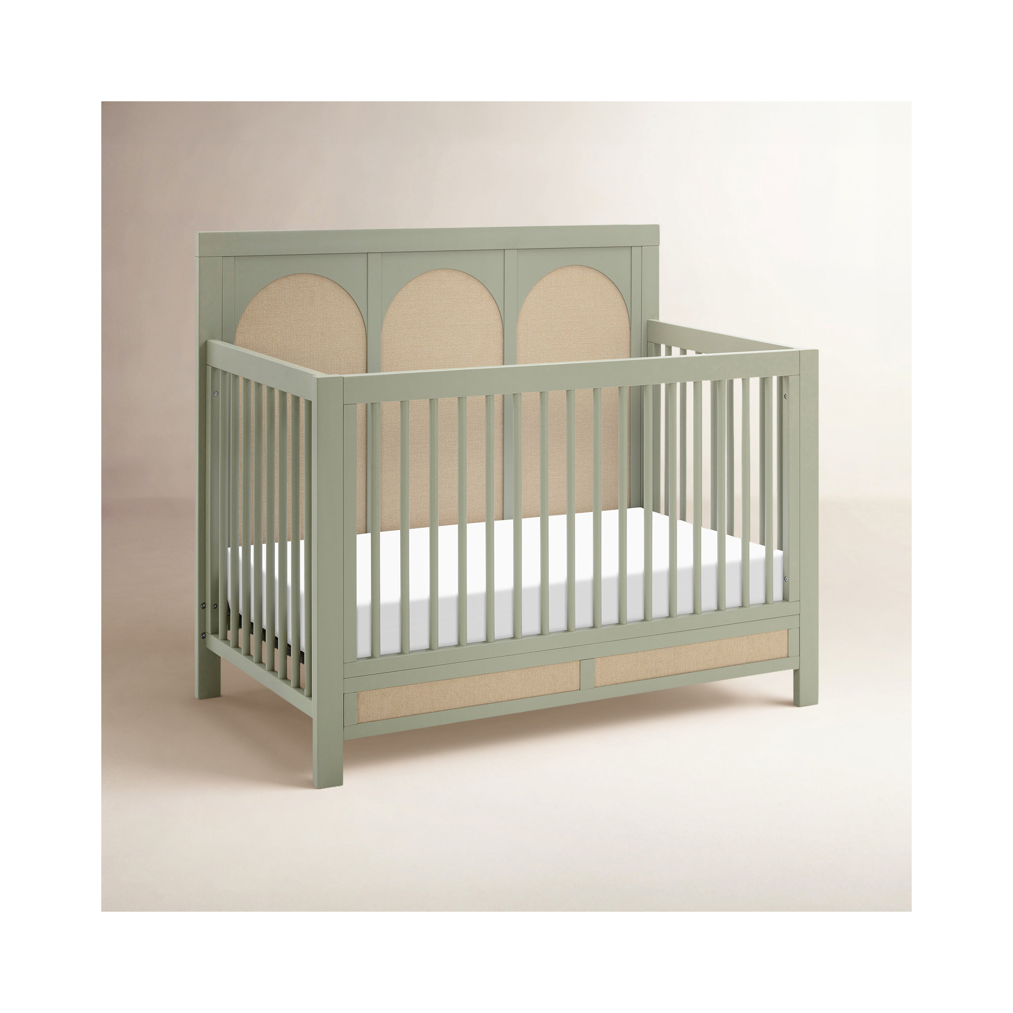 Eloise 4-in-1 Convertible Crib, French Sage/Performance Sand Eco-Weave