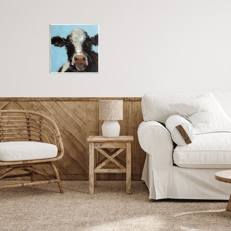 Plaque murale «Cow with Wispy Hair» par Wani Pasion