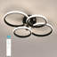 Dannitta Dimmable 4-Light Acrylic LED Flush Mount-1596029608