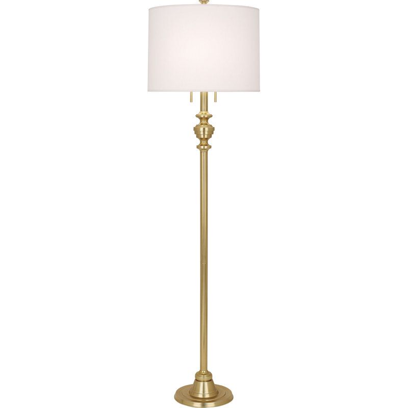 Lampe sur pied traditionnelle 65 po Arthur, Laiton moderne