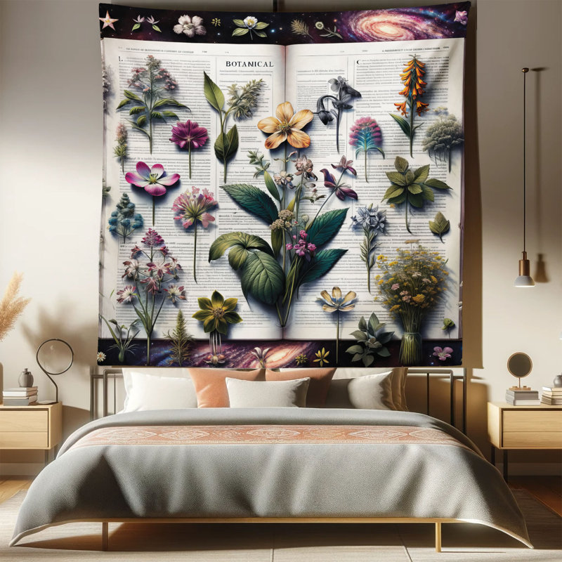 Tapisserie en microfibre, H 88 po x l 88 po