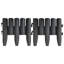 36 bordures de gazon vidaXL anthracite 32,8 pi PP-1100418116