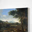 Landscape With Castle Print by Gaspard Dughet
