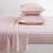 Washed Cotton Gingham Plaid Fitted Sheet Set Set-99467965