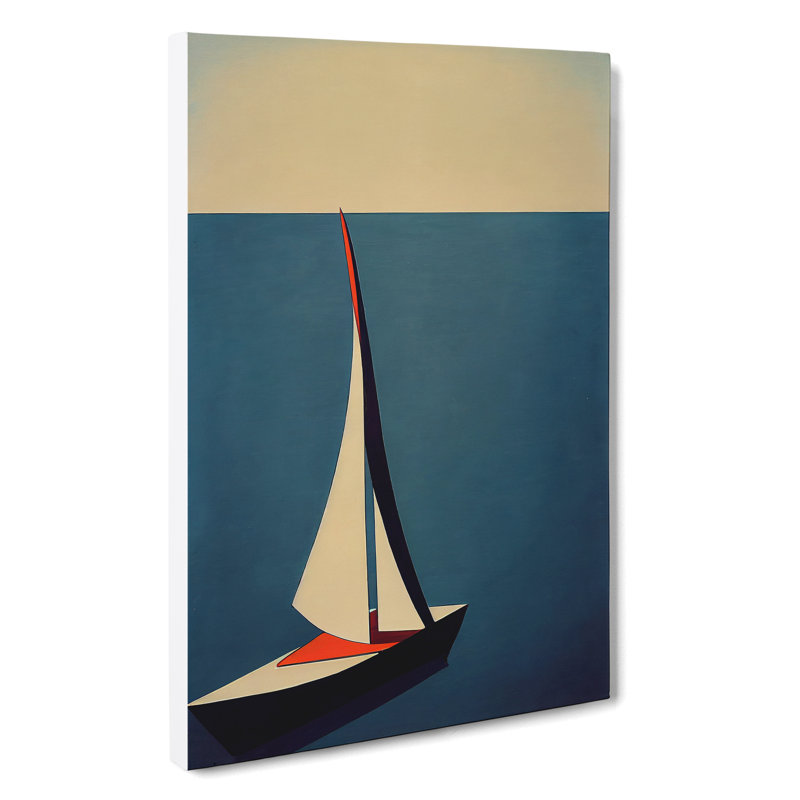 Abstract Boat No.1 - Wrapped Canvas, 76cm H x 50cm W x 3cm D