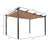 Outsunny Pergola with Retractable Shade Canopy, Aluminum-89289967-98228984