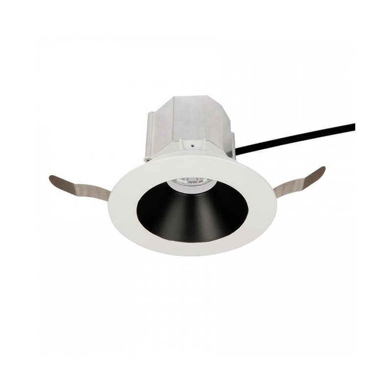 Aether 3.5" LED Retrofit Recessed Lighting Kit, Black/White, 25°