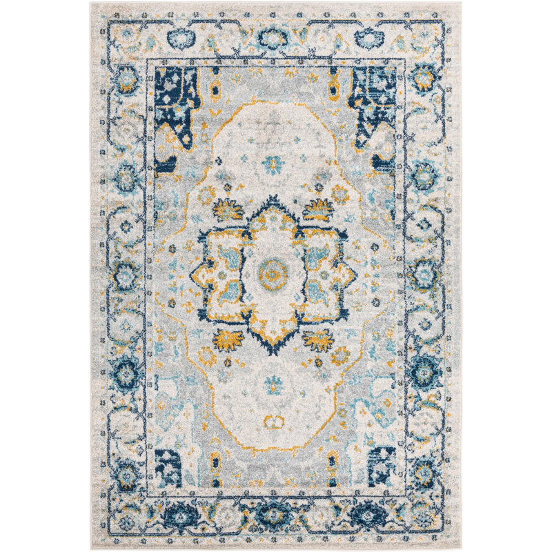 Ikat Indoor Rug, Rectangle 5'3" x 8'