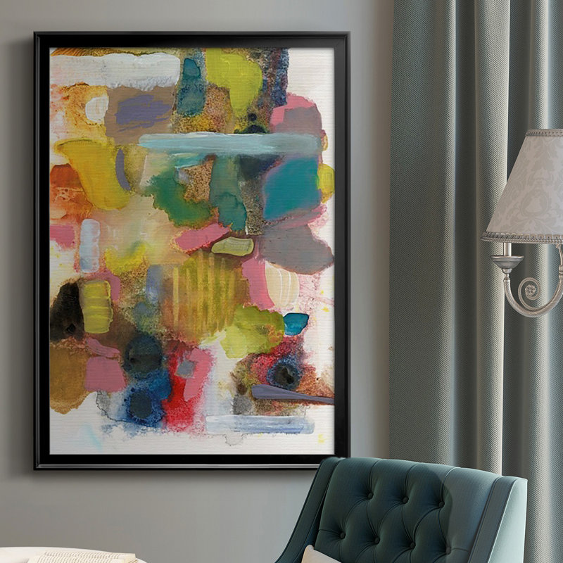 " Everything At Once II ", 30.5" W x 42.5" H, Black