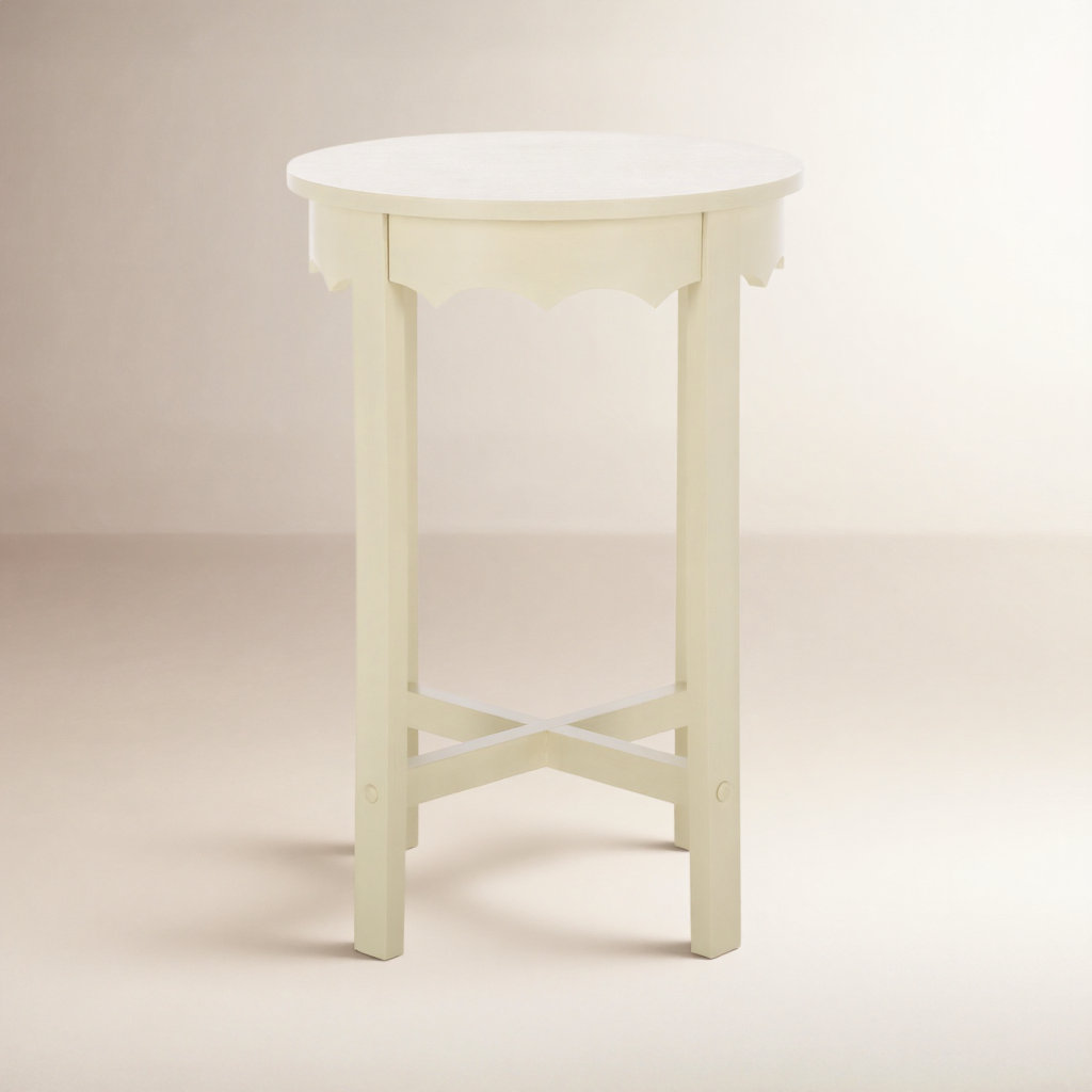 Sabine 18" Pine End Table, Sand
