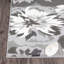 Tapis floral intérieur / extérieur gris-69986550