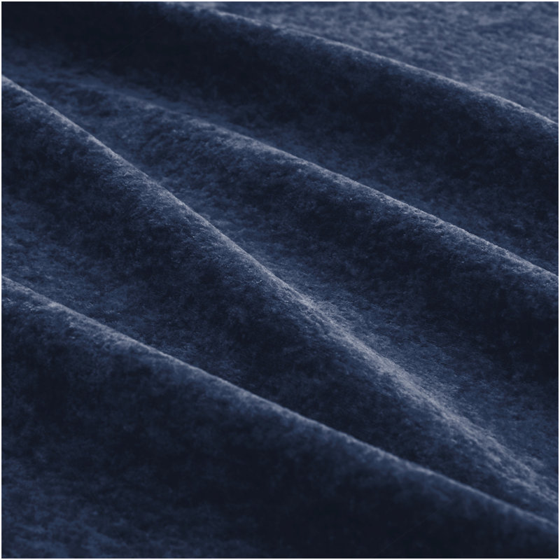Canapé sans accoudoirs en velours - bleu, Bleu