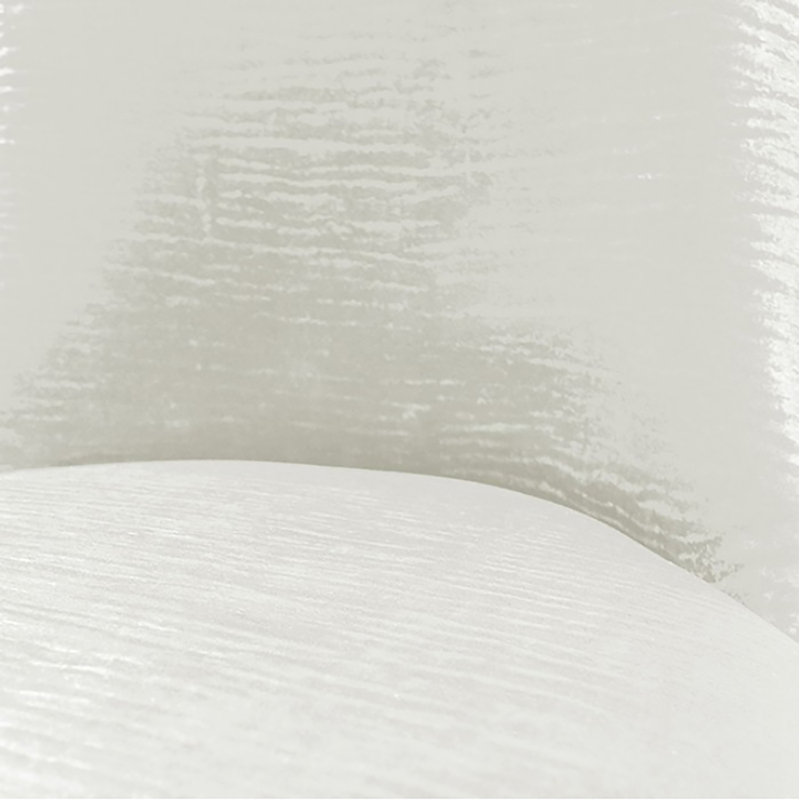 Chaise d'appoint Motoko (ensemble de 2), Blanc / Doré