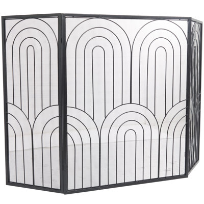 Iron Fireplace Screen