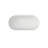 59" Premium Solid Surface Deep Soaking Bathtub With Acrylic Shelf