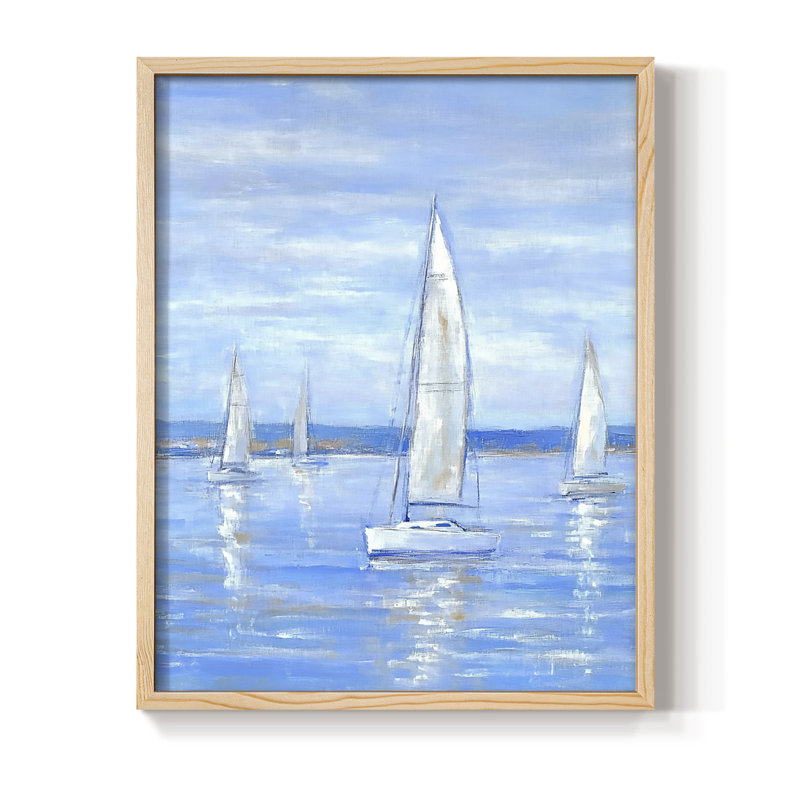 NAUTICAL Series CXXXV Framed Print - Solid Wood, 30" H x 24" W
