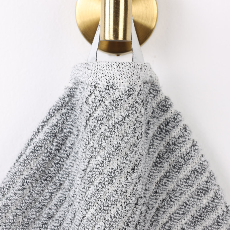 Ensemble de serviettes 3 pièces Amelia, Gris anthracite