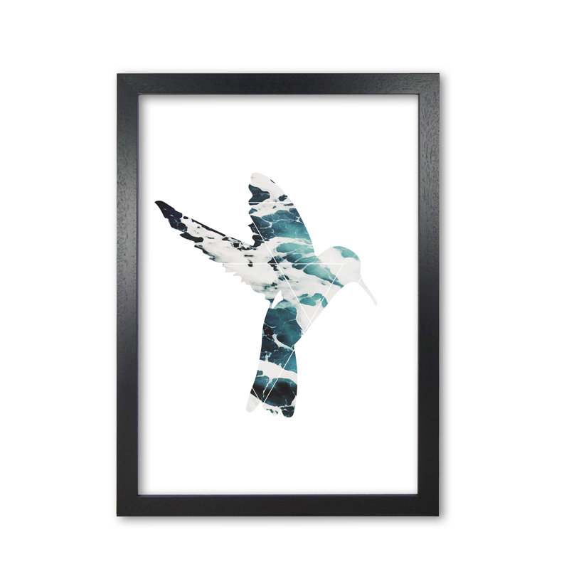 Sea Bird - Print, Black Grain Frame, 30 cm H x 21 cm W x 5 cm D