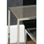 Yerkes Glass Top Frame End Table