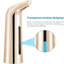 Gold Finish Commercial Deck-Mount Faucet with Touchless Sensor Activation