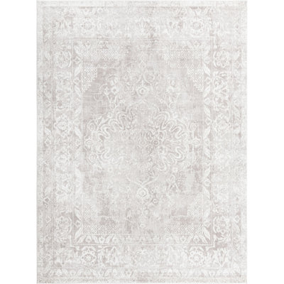 Tapis contemporain ivoire 2 couleurs Malayna