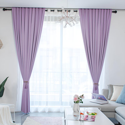 Nathali Room Darkening Curtain Single Panel