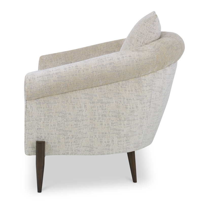 Jaxson Upholstered Armchair, Amber, Margaret Lipstick Polyester Blend