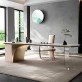 A Modern Minimalist Rectangular Office Tea Table