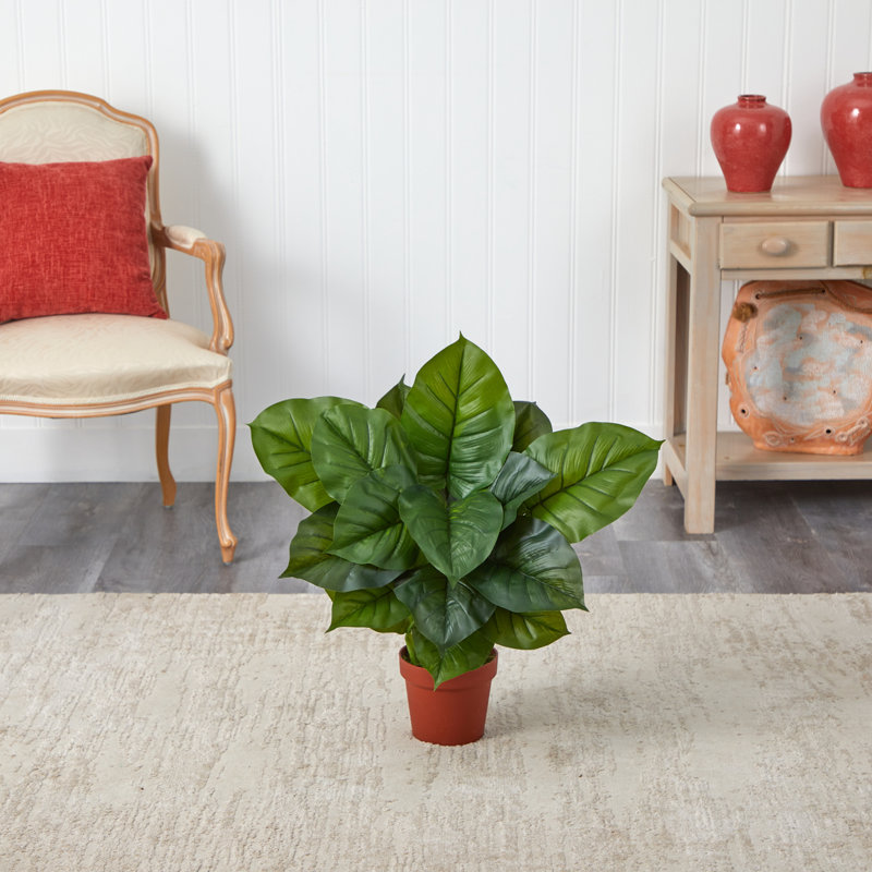 Plante philodendron artificielle 21 po en pot