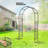 7.5Ft  Iron Arch Garden Arbor