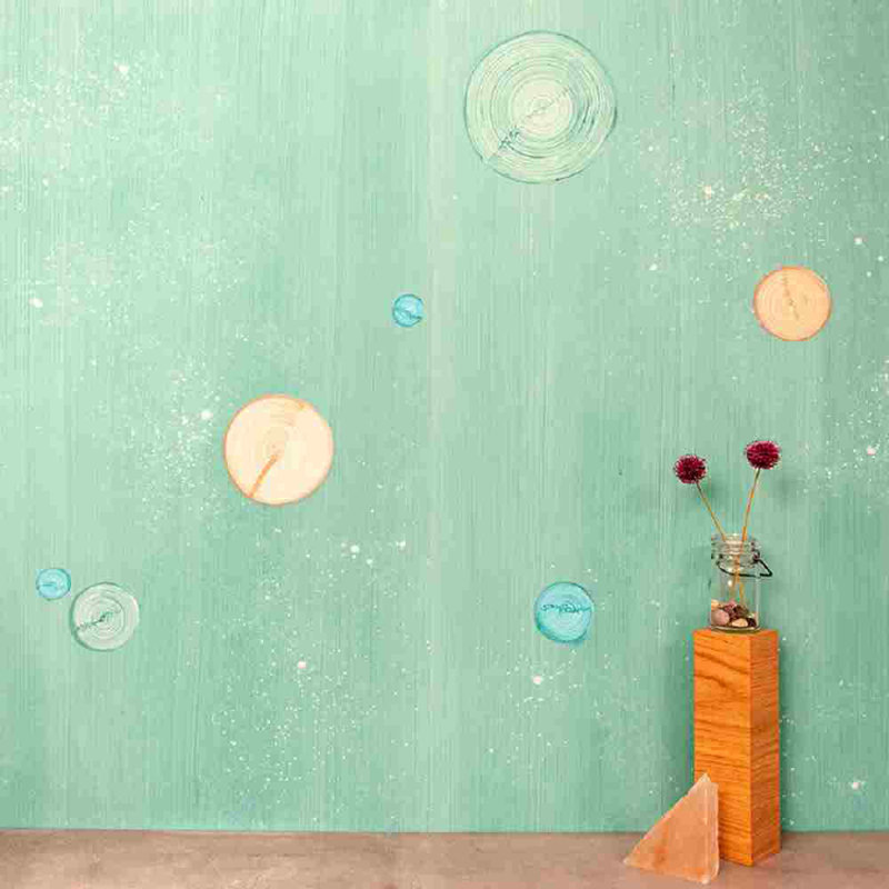 Ta Metéora Wallpaper, 26" W x 108" L, Peachy Pink