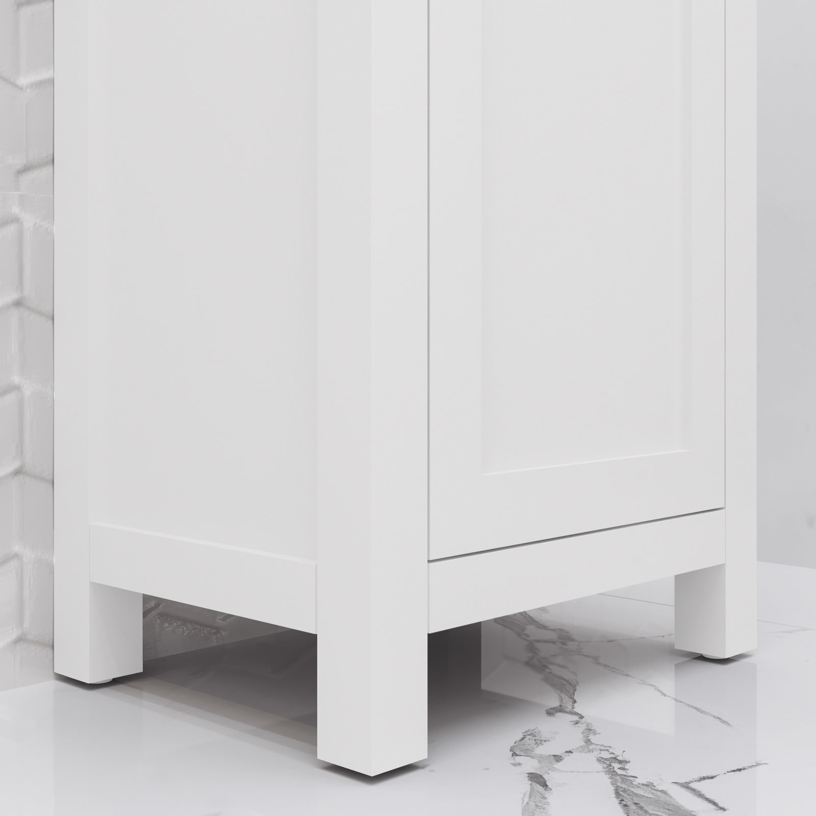 Caitlyn 17.3'' Single Bathroom Vanity, White