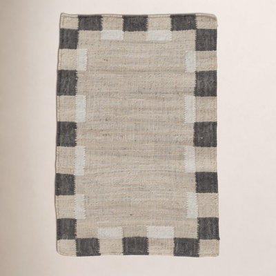 Heidi Checkered Flatweave Jute Rug