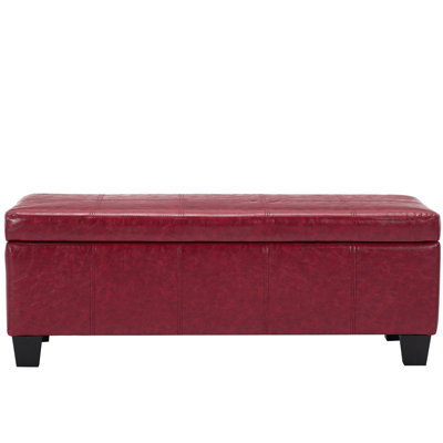 Rectangle Upholstered Storage Bench Ottoman&Stool