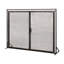 Pare-feu en fer mat - 103,5 cm (l) x 76,2 cm (h), durable, fonctionnel et facile à installer