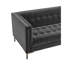 Causeuse en velours Isaac - gris-2063729034