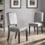 Chaise d'appoint rembourrée en velours Bryn-576159677