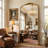 Vintage Full Length Mirror Carved Full Body Mirror with Stand-1108546226-1108546227