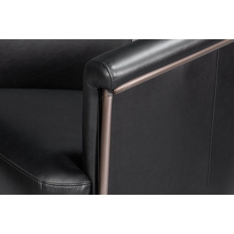 Chaise en cuir Nagel